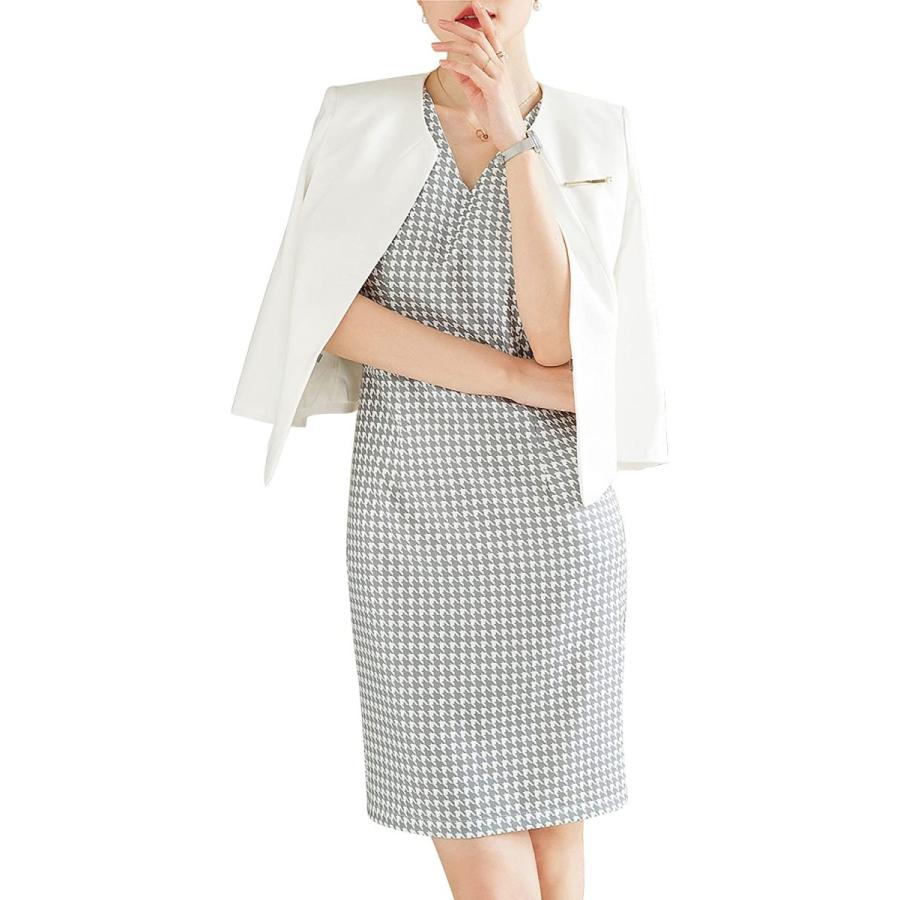 新発売の スーツ レディース 2セット 入学式 卒業式 ママスーツ おしゃれ レディーススーツドレスファッションビジネスウェア襟なしジ Sd 限定製作 Glicoapp Com Br