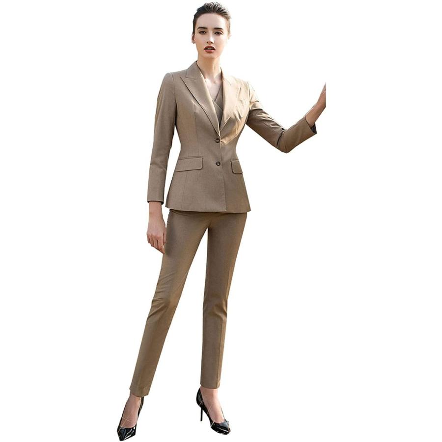 魅了 レディース パンツスーツ 3点セット ズボンスーツ 結婚式 フォーマルスーツ 演奏会 セットアップ 卒業式 春夏秋 シンプル Sd 新着商品 Iabcafrica Com