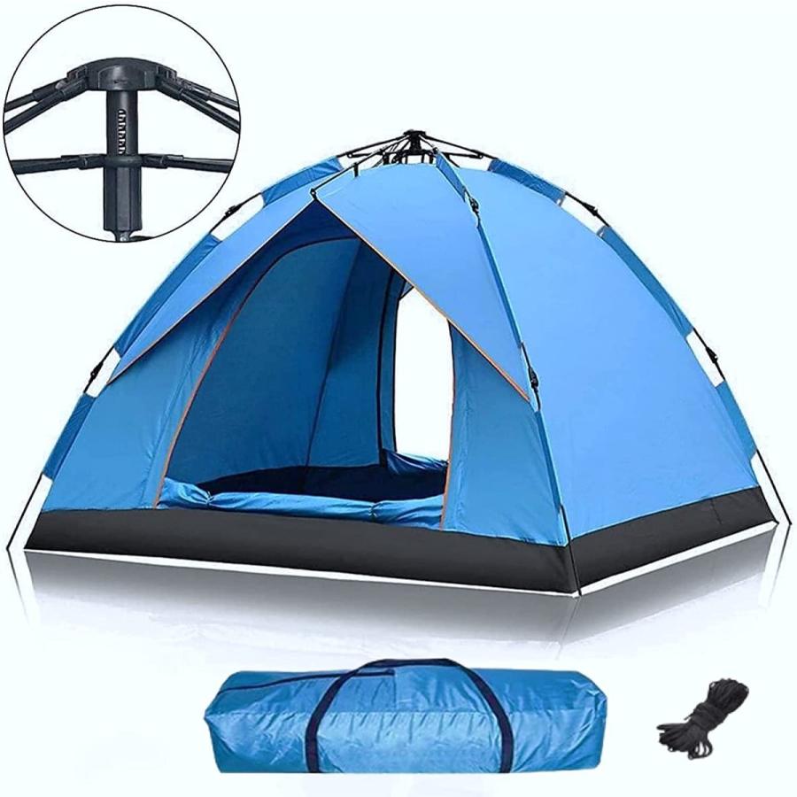 ポップアップテント・ワンタッチテント らくらく展開！3〜4人用 超簡単