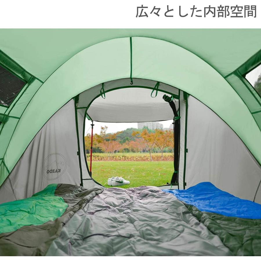 KAZOOキャンプ用自動屋外ポップアップテント防水用クイック