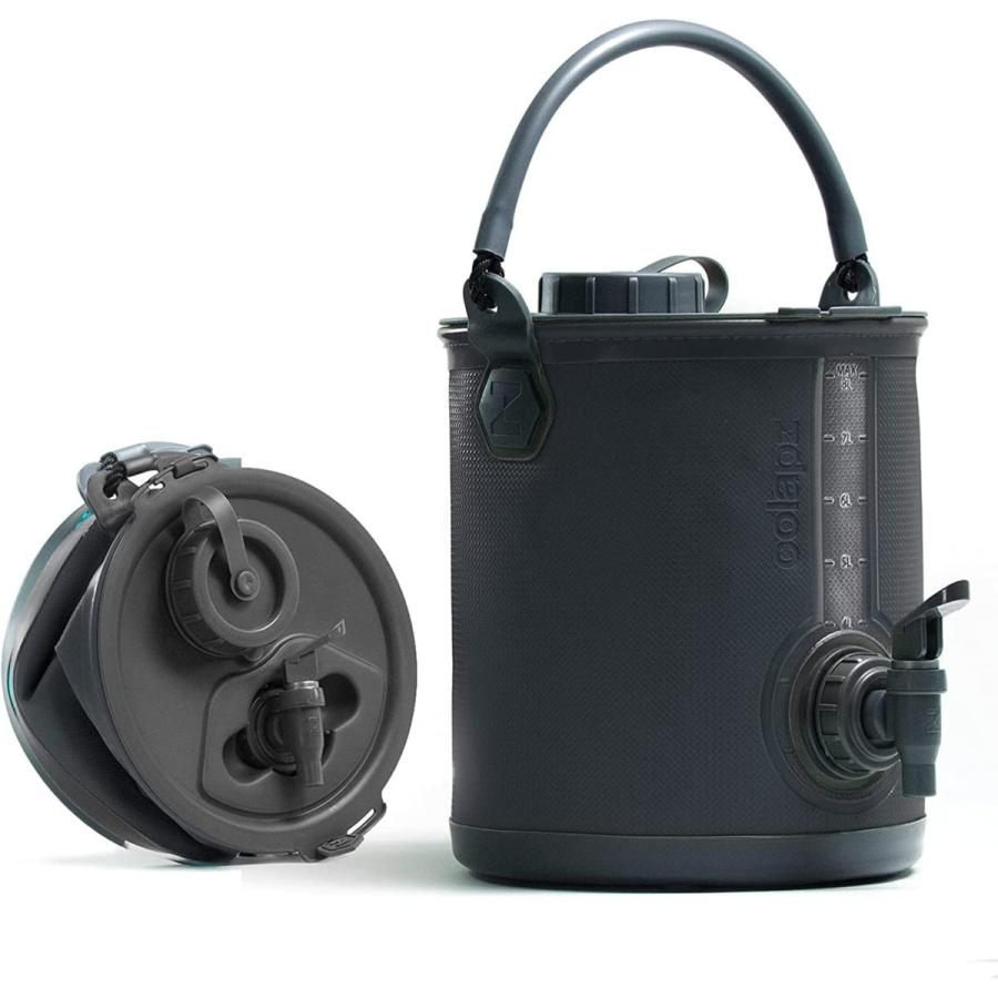 COLAPZ コラプズ Collapsible Water Carrier\u0026Bucket 折り畳み ジャグ キャリアー グレ(ua361)