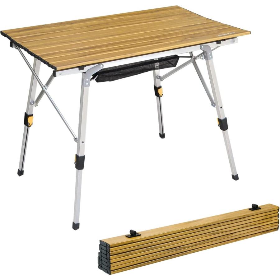 GeerTop アウトドア テーブル 折りたたみ キャンプテーブル アルミ