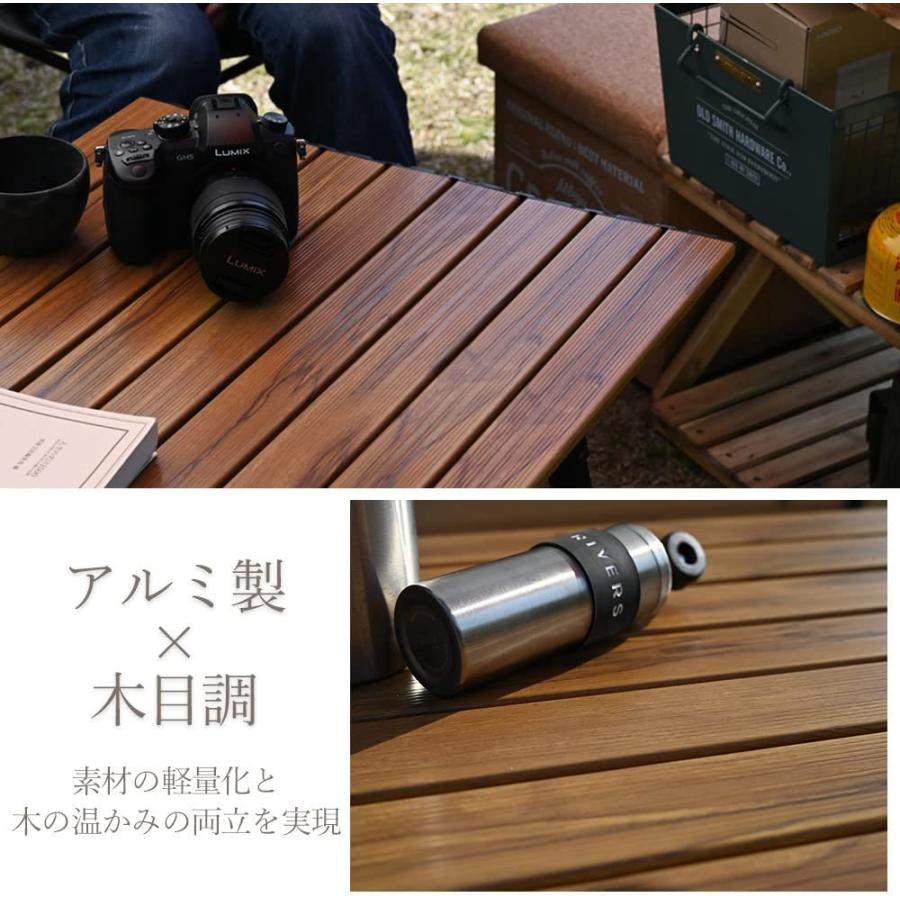 waku fimac アウトドア テーブル キャンプ 机 折りたたみテーブル ローテーブル てーぶる(uc170)の画像