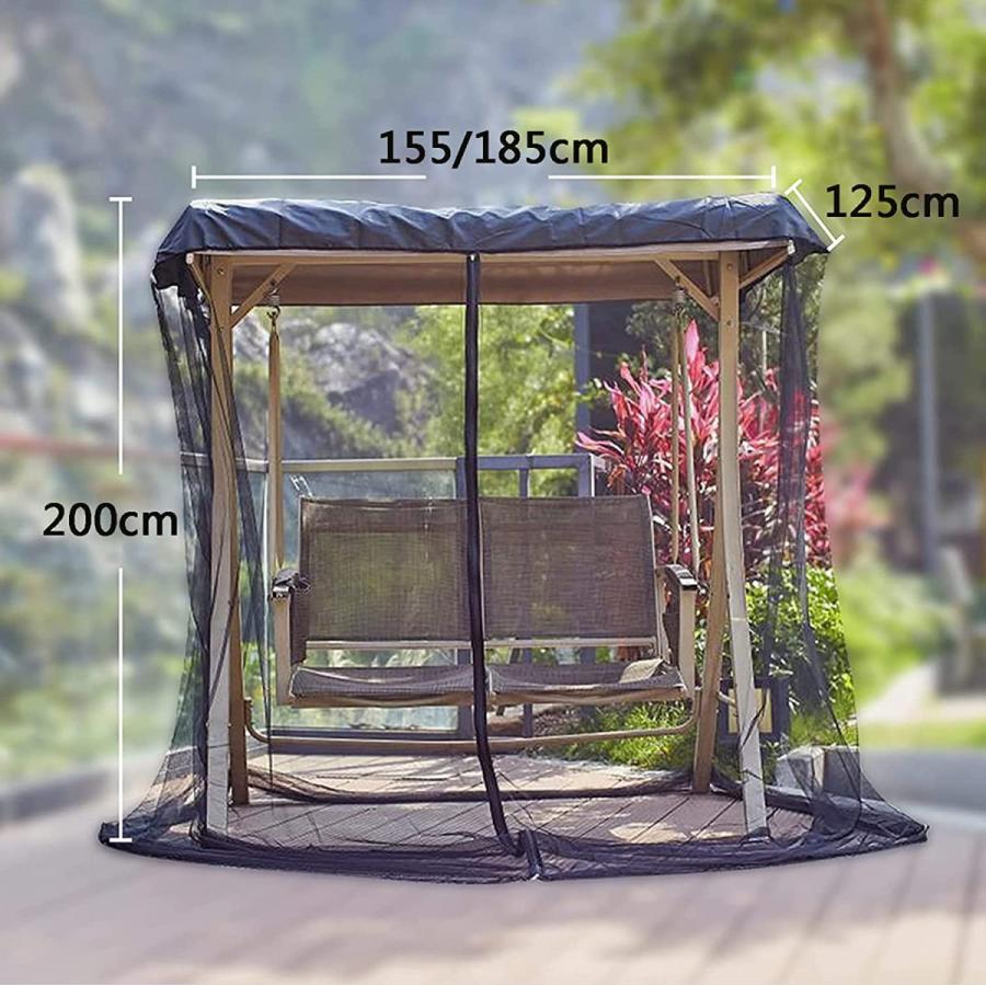 ガゼボ用ユニバーサル交換用蚊帳、ガゼボネット、ガゼボパティオ