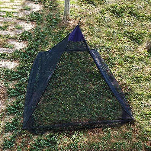 iaoinxing 超軽量蚊帳 キャンプ 軽量 シングル ワンタッチ テント