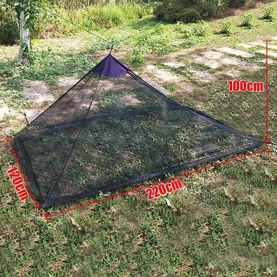iaoinxing 超軽量蚊帳 キャンプ 軽量 シングル ワンタッチ テント