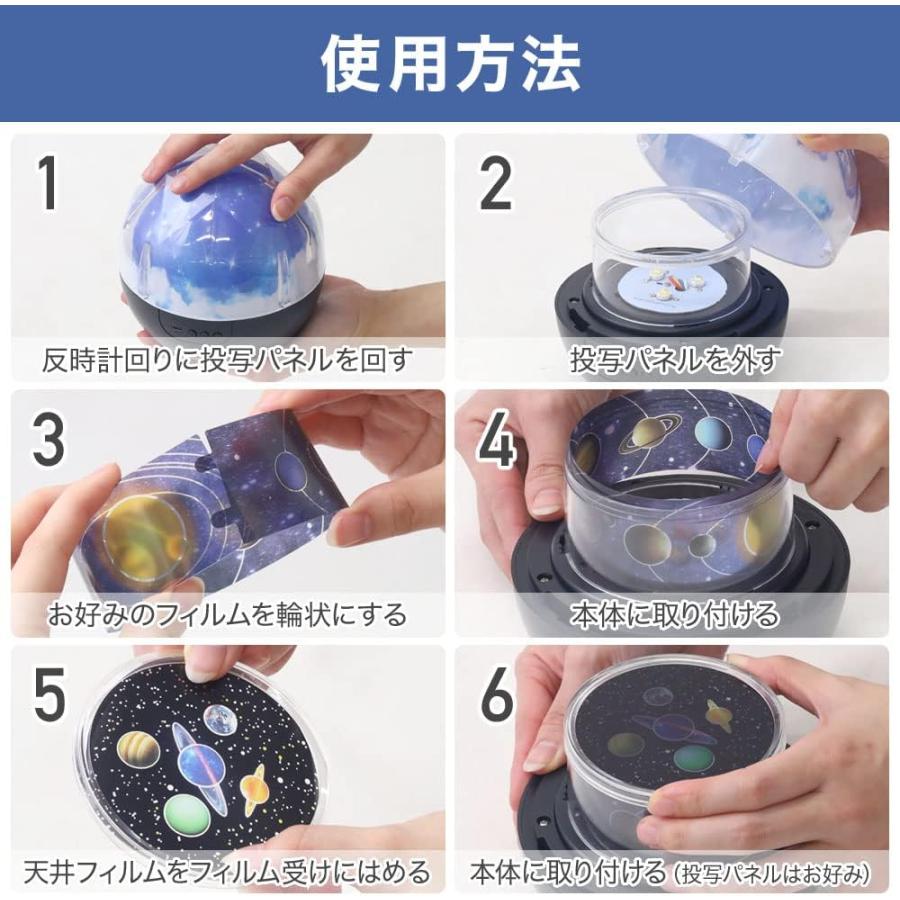 天井 投影 星空 スタープロジェクター 家庭用 プラネタリウム 回転