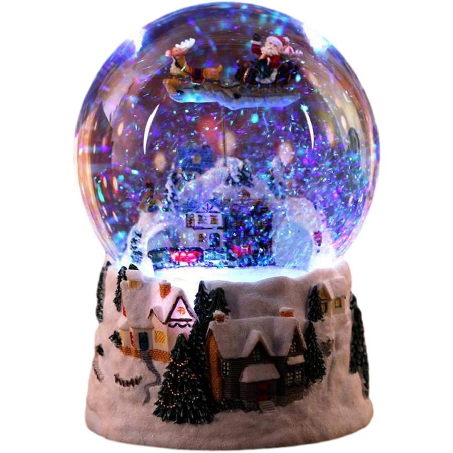 【新品】オルゴール音楽付き⭐︎スノードーム　光ります 楽天市場】オルゴール スノードーム 音楽付き LED 発光 カラフルの