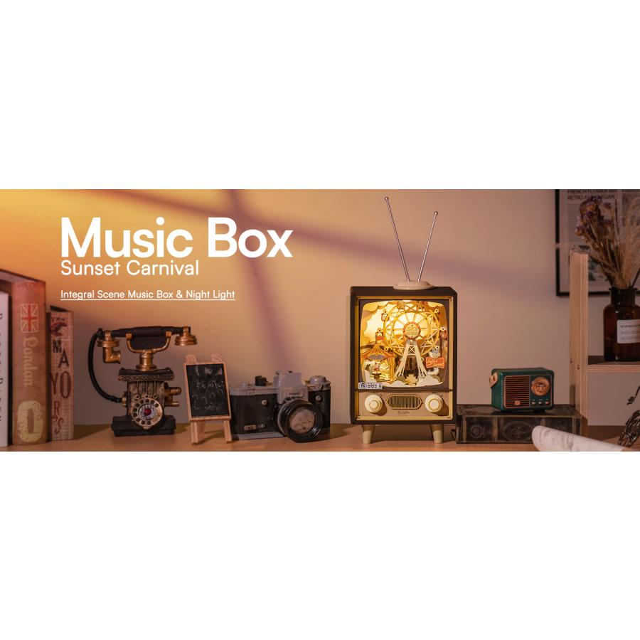 立体パズル ミュージックボックス ナイトライト 3 in 1 手作りキット
