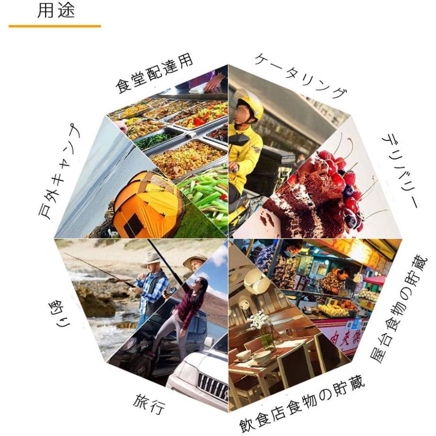 保温 保冷 発泡スチロール 箱 クーラーボックス ケータリング用 コンテナー フォームボックス デリバリー 長時間保冷 肉厚(xv247)の画像