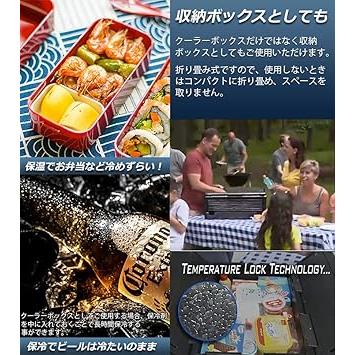 クーラーボックス 折り畳み式 大容量 60L クーラーバッグ 保冷 保温 収納ボックス クーラーbox 保冷バッグ エコバッ(xv255)の画像