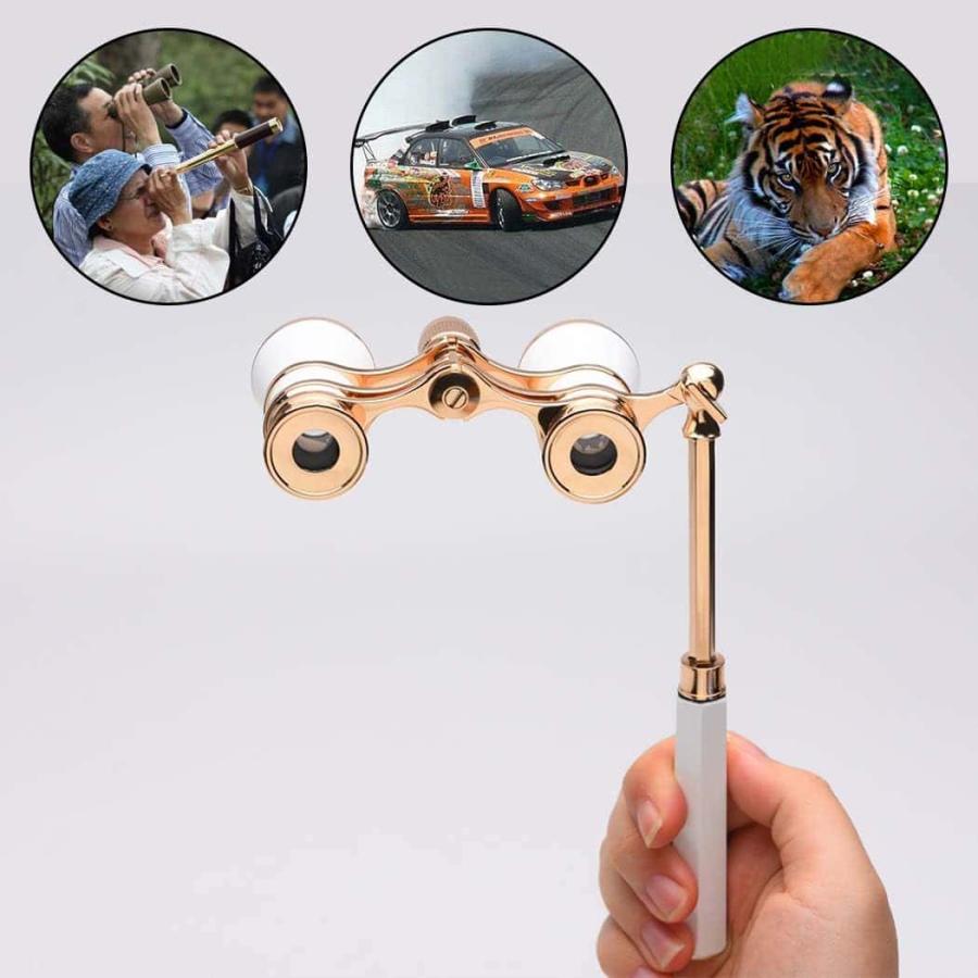 双眼鏡 オペラグラス ヨーロッパ 貴族 アンティーク ポータブル 望遠鏡