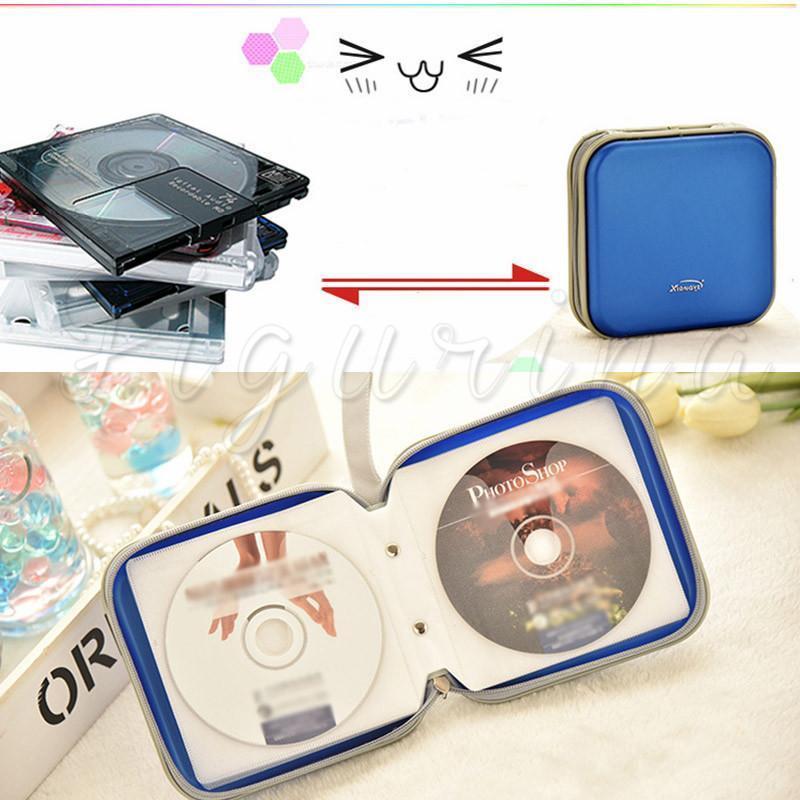 DVDケース CDケース ディスクケース 40枚収納可能 フルオープン