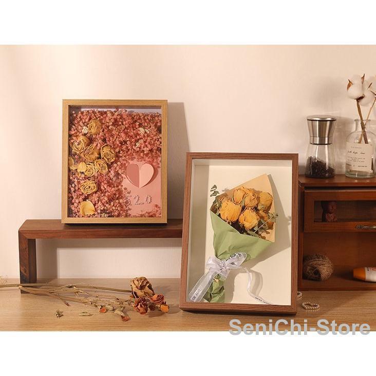 ボックスフレーム 立体額 額縁 シャドーボックス長方形 中空