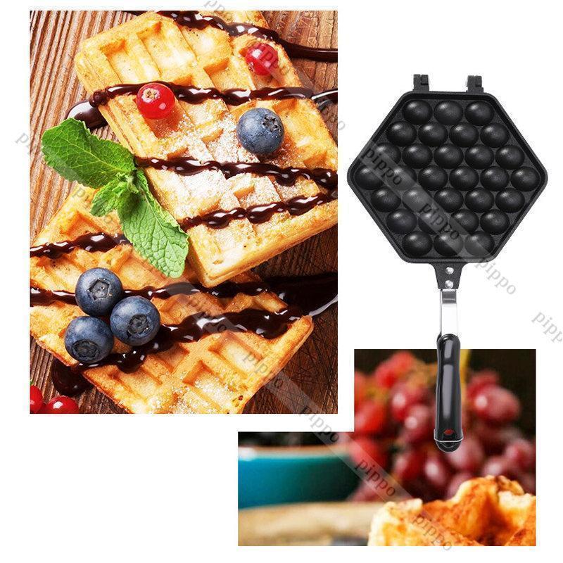 カステラメーカー 30穴 直火 ガス火専用 ベビーカステラ Egg puff 丸々