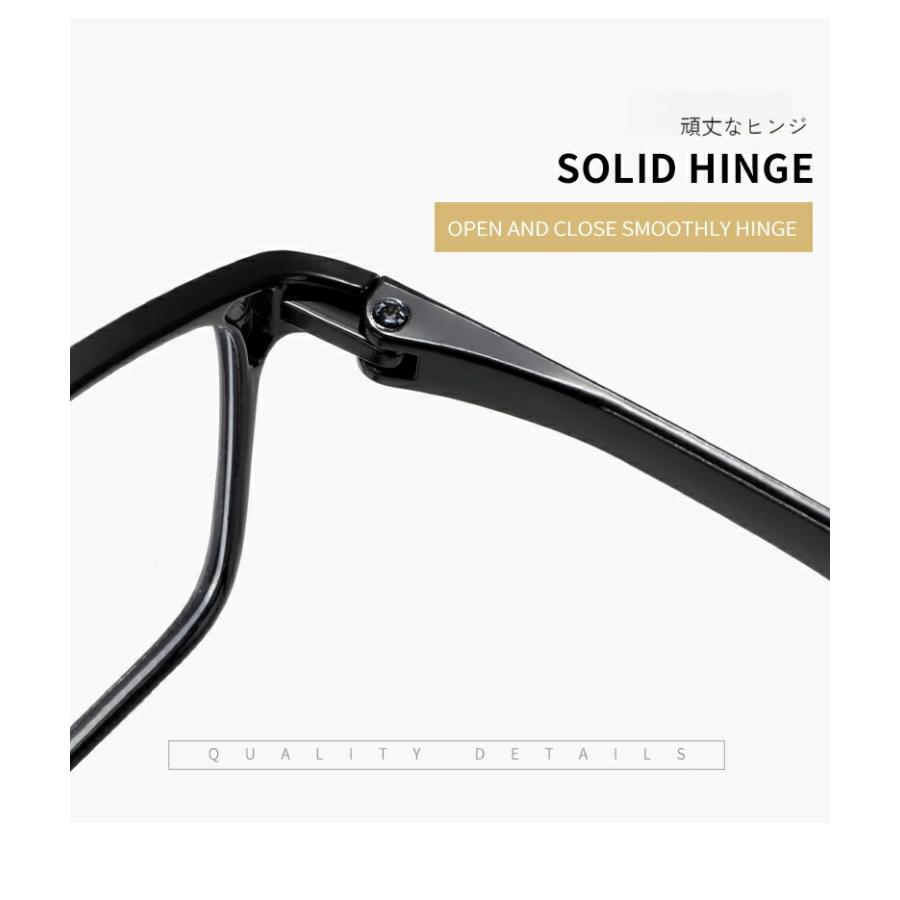 老眼鏡 黒科技 インテリジェントズーム 老眼鏡100-600度 防ブルー