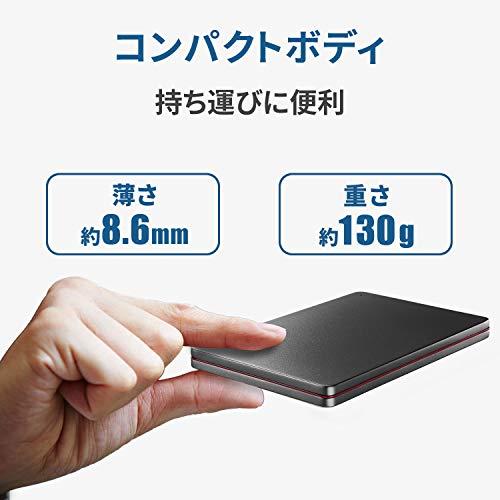 アイ・オー・データ 外付けHDD ハードディスク 2TB ポータブル カク