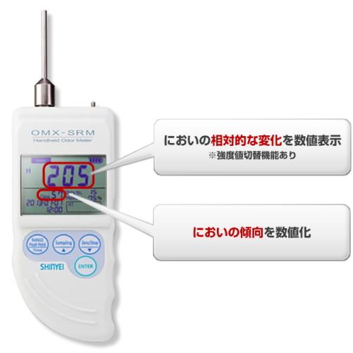 最終値下げ！！神栄テクノロジー ハンディにおいモニター OMX-SRM ハンディにおいモニター 神栄 ニオイセンサ 【通販モノタロウ】