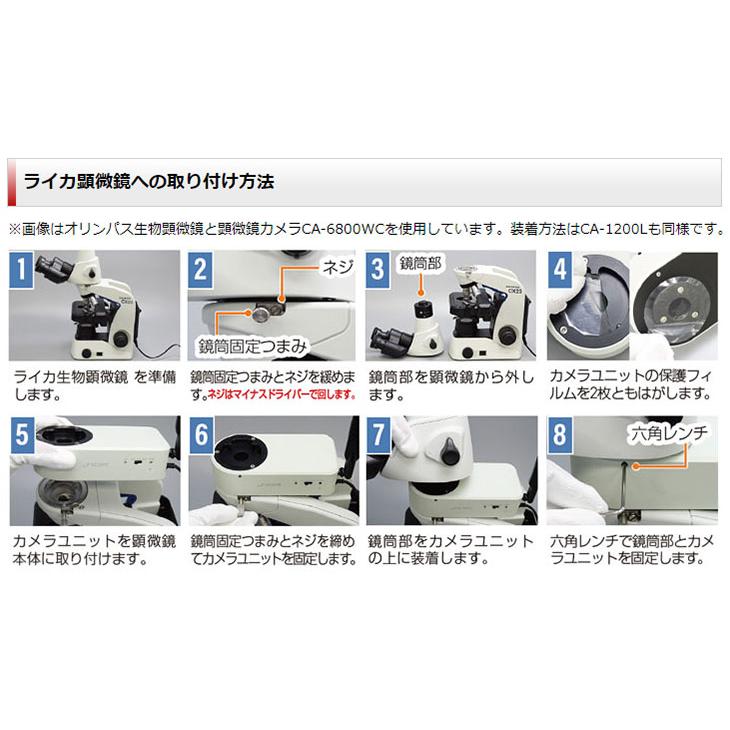 Leica(ライカ)生物顕微鏡用 顕微鏡カメラ CA-1200L 画像計測ソフト付 J