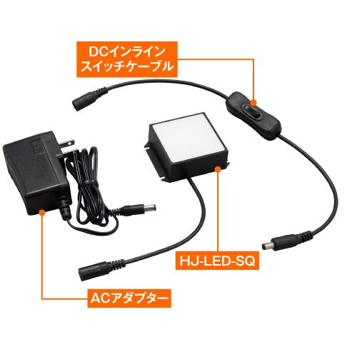 [オプション]Jスコープ 顕微鏡 透過照明（四角形） HJ-LED-SQの画像