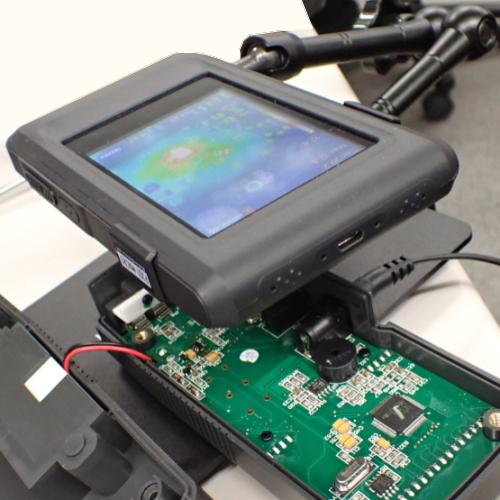 基盤計測用サーモグラフィカメラPK2-MACRO（電子回路や電子装置の点検