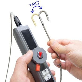 Jスコープ 工業用内視鏡QV 直径4.5mm 2方向先端可動式カメラケーブル3m ビデオスコープ 本体2年保証 高屈曲の画像