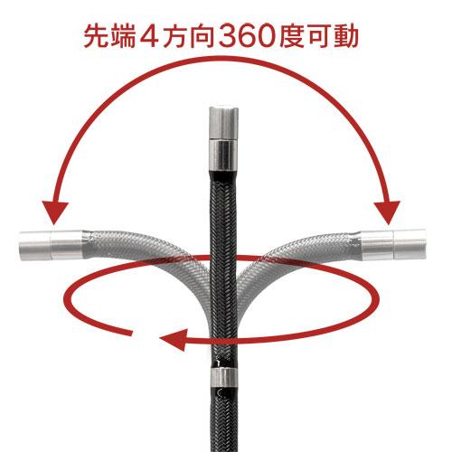 Jスコープ 先端可動式ビデオスコープ HJ-ADV Φ6.0ｍｍデュアル 長さ1m 工業用内視鏡の画像