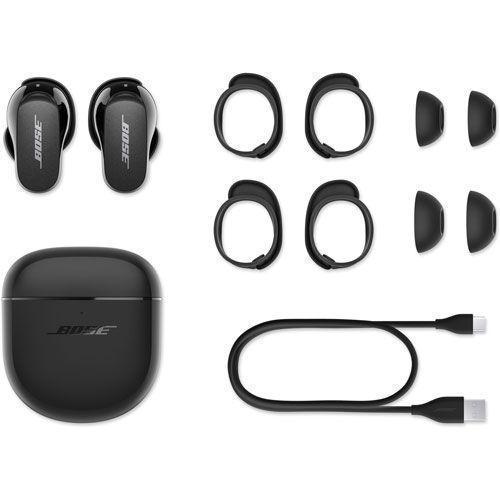 BOSE ノイズキャンセリング機能搭載完全ワイヤレス Bluetoothイヤホン Bose QuietComfort Earbuds II Triple Black QC EARBUDS II BLK｜satoshuichi252｜07