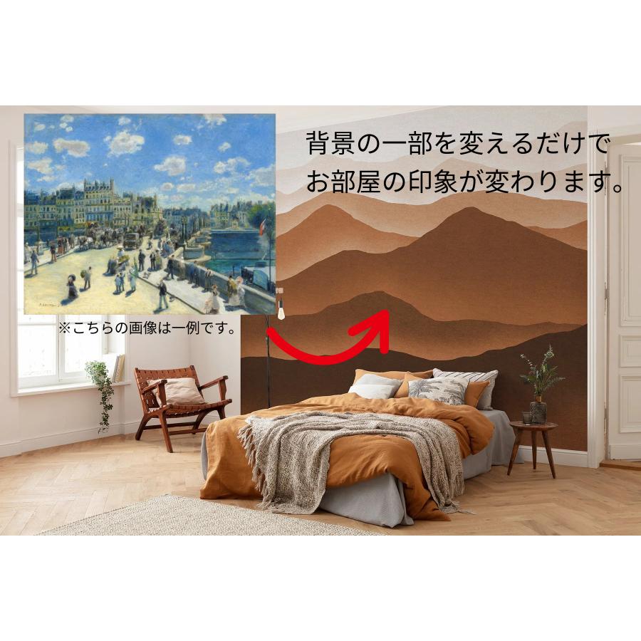 新商品 壁紙アート ミュシャ インテリア 絵画 デジタルプリント のり無し 塩化ビニル樹脂系壁紙