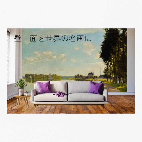 新商品 壁紙アート ミュシャ インテリア 絵画 デジタルプリント のり無し 塩化ビニル樹脂系壁紙