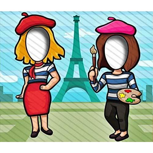 期間限定送料無料 Paris Eiffel Tower Hole In Face Party Selfie Photo Prop Paris Themed Dec 安い購入 Istx Edu Ec