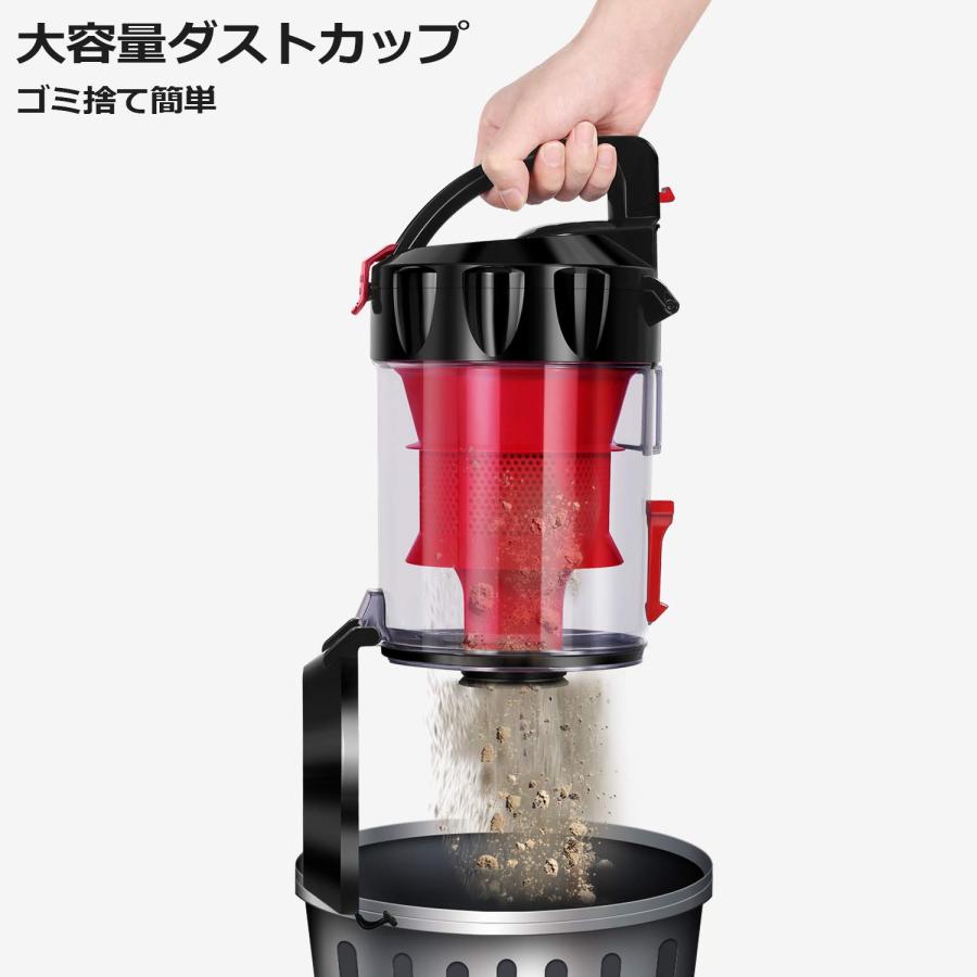 iwoly 掃除機 キャニスター 20000Pa 超強力吸引 ハイパワー 小型 軽量