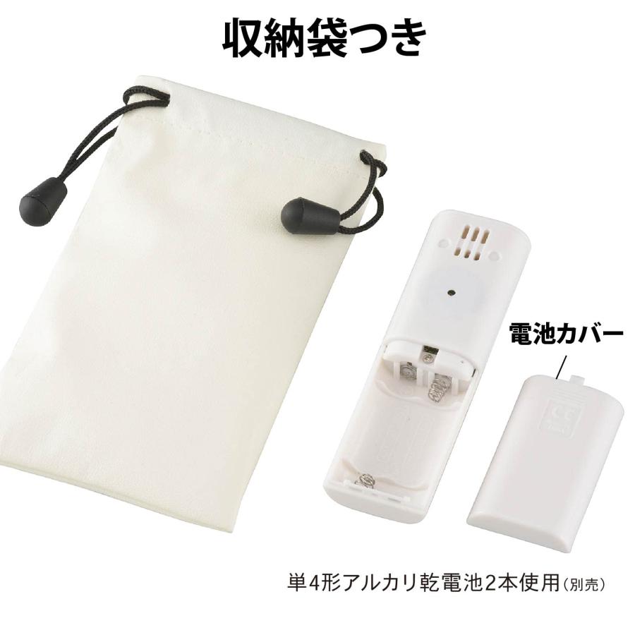 オーム OHM 電機 口臭チェッカー ブレスチェッカー 口の臭いチェック 口臭計測 レベル表示 HB-KB01-W 07-8991_6