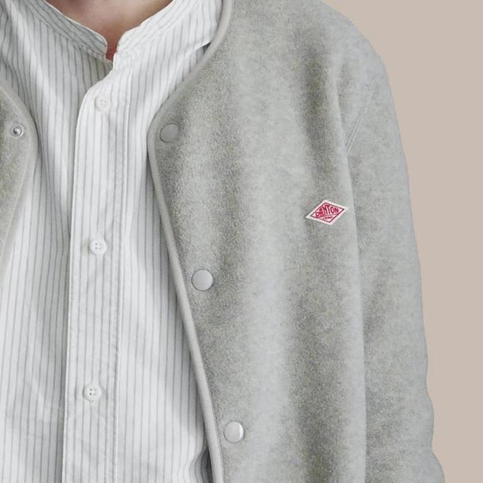 期間限定セール中】DANTON ダントン ダウン ノーカラー フリース 期間限定セール中】DANTON ダントン ダウン ノーカラー フリース
