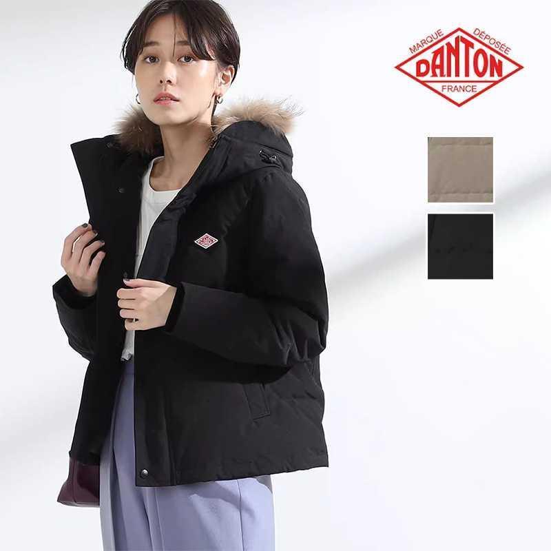 新品 Dantonダントン ファー付き ロングダウンジャケット　ブラック38M 楽天市場】ダントン DANTON エコファー キルト ダウンコート