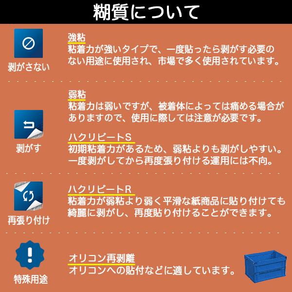 PDラベル 物流ラベル Bタイプ タテ 折り ハクリピートS 92×60 白無地 082005367 SATO サトー 純正の画像