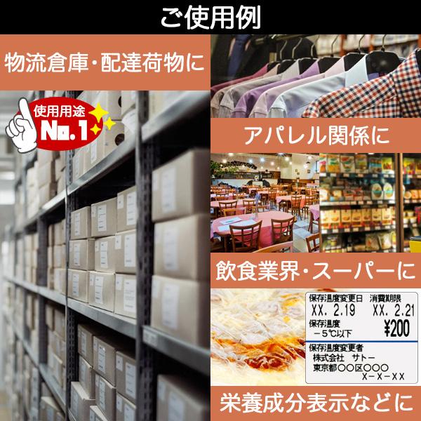 PDラベル 物流ラベル Bタイプ タテ 折り ハクリピートS 92×60 白無地 082005367 SATO サトー 純正の画像