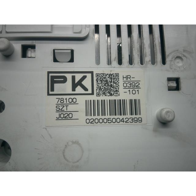 CR−Z DAA-ZF1 スピードメーター アルファブラックレーベル 78100