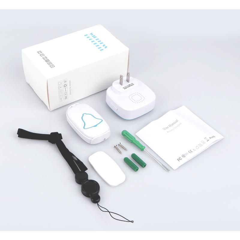 ワイヤレスチャイム 玄関チャイム 送信機2個 ワイヤレスコール SOS緊急