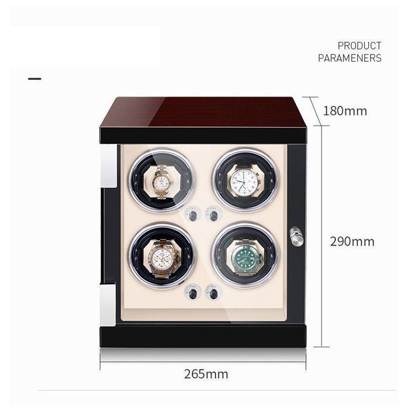 自動巻き上げ機 ワインディングマシーン 腕時計 自動巻 ケースワインディング 時計ケース 木製 1/2/4/6本収納 高級ウォッチボックス プレゼント ギフト｜satoutenstore｜09