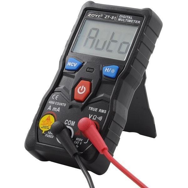 テスター デジタル マルチメーター 電流測定 デジタルマルチテスター 電子計測器 オートレンジ デジタルテスター 小型 自動識別