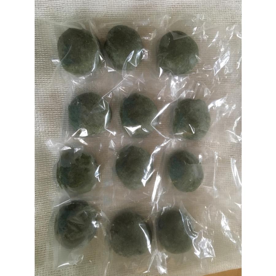 宅配便配送 よもぎ大福 こがねもち100 粒あん 12個入 Wantannas Go Id