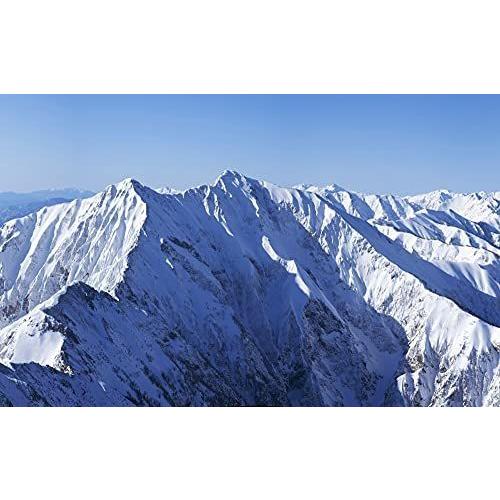 絵画風 壁紙ポスター サトラストアの絵画風 はがせるシール式 後立山連峰の雪景色 鹿島槍ヶ岳 後立山連峰の雪景色 北アルプス 飛騨山脈 M Nal 内装 キャラクロ サトラストア 登山 絶景スポット
