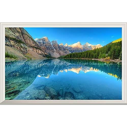 絵画風 窓の景色 壁紙ポスター はがせるシール式 窓の景色 カナディアン ロッキー モレイン湖 バンフ国立公園 カナディアン ロッキー 壁紙 カナダ 扉なし窓仕 サトラストア 世界遺産