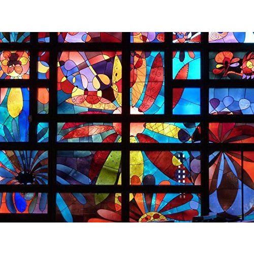 絵画風 壁紙ポスター はがせるシール式 ステンドグラス はがせるシール式 内装 キャラクロ 教会の窓 教会堂 西洋館 Wsdg 018s1 800mm サトラストア 装飾 キャラクロ 安い売れ筋