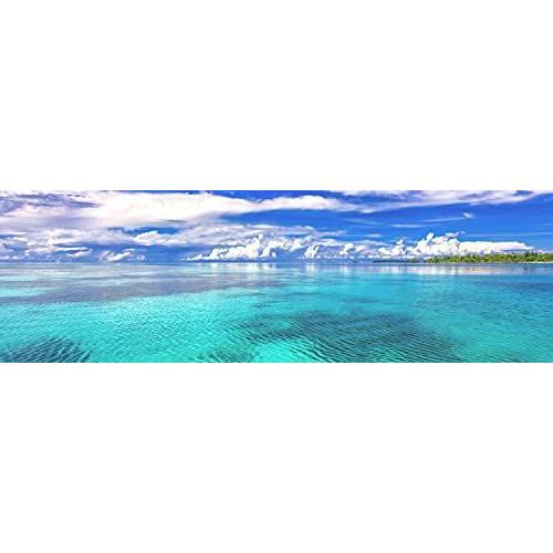 絵画風 住宅設備 壁紙ポスター はがせるシール式 珊瑚礁の内海 ターコイズブルーの世界 ターコイズブルーの世界 ウィディ諸島 ハルマヘラ島 サトラストア インドネシア 珊瑚礁の内海 キ 絶景スポット 即日発送対応の