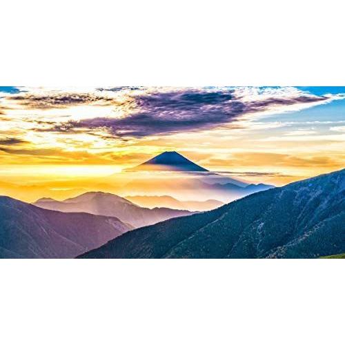 絵画風 壁紙 壁紙ポスター はがせるシール式 神々しい黄金富士 朝焼けの富士山 小河内岳からの絶景 内装 002 神秘的 神秘的 絶景スポット サトラストア キャラクロ パノラマ 期間限定 価格