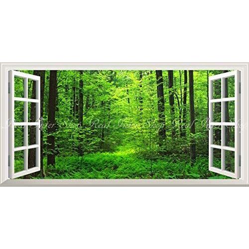 絵画風 壁紙ポスター 壁紙 はがせるシール式 窓の景色 森林 森林浴 壁紙ポスター 緑 窓仕様トリ ならショッピング ランキングや口コミも豊富なネット通販 更にお得なpaypay残高も スマホアプリも充実で毎日どこからでも気になる商品をその場で