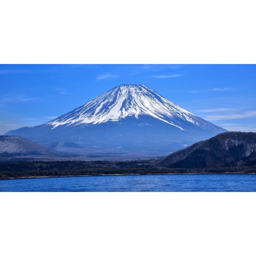 絵画風 パワースポット 壁紙ポスター はがせるシール式 壮大な富士山の勇姿 キャラクロ 山中湖 パノラマ ふじやま パワースポット パノラマ キャラクロ Fjs 059s1 サトラストア