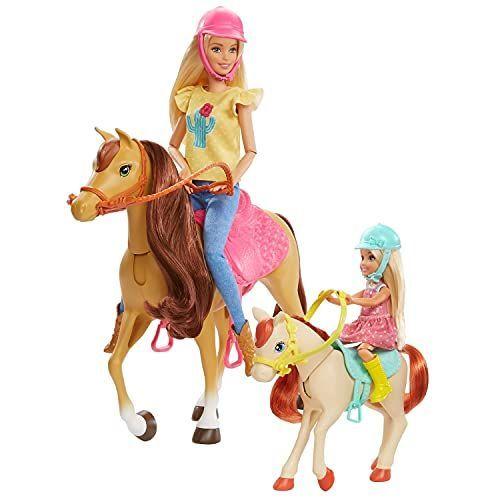 珍しい バービーFXH15人形馬とアクセサリー 着せかえ人形